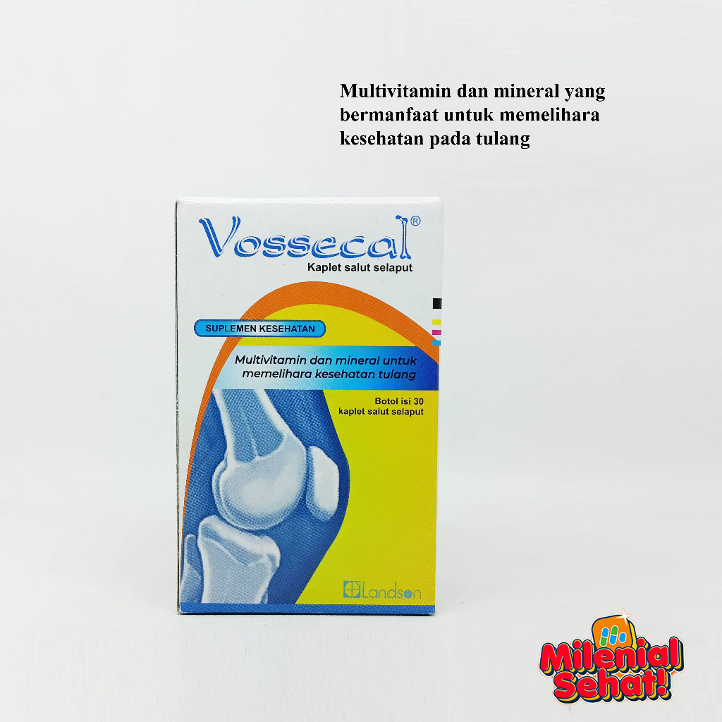 Jual VOSSECAL BOX ISI 30 KAPLET UNTUK MEMELIHARA KESEHATAN TULANG