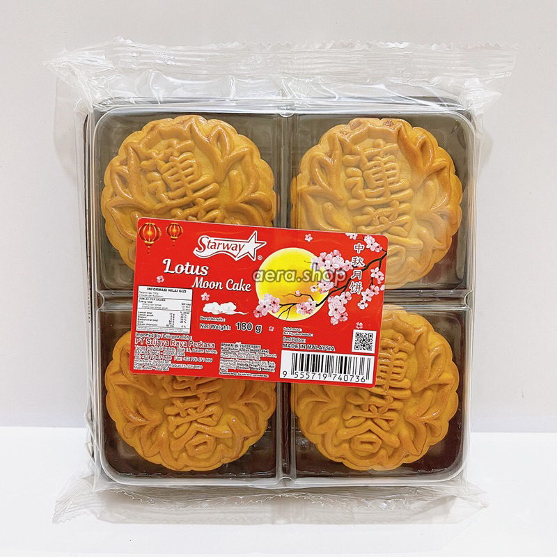 Jual Mooncake Malaysia HALAL Isi 4 Moon Cake Kue Bulan Pia Shopee