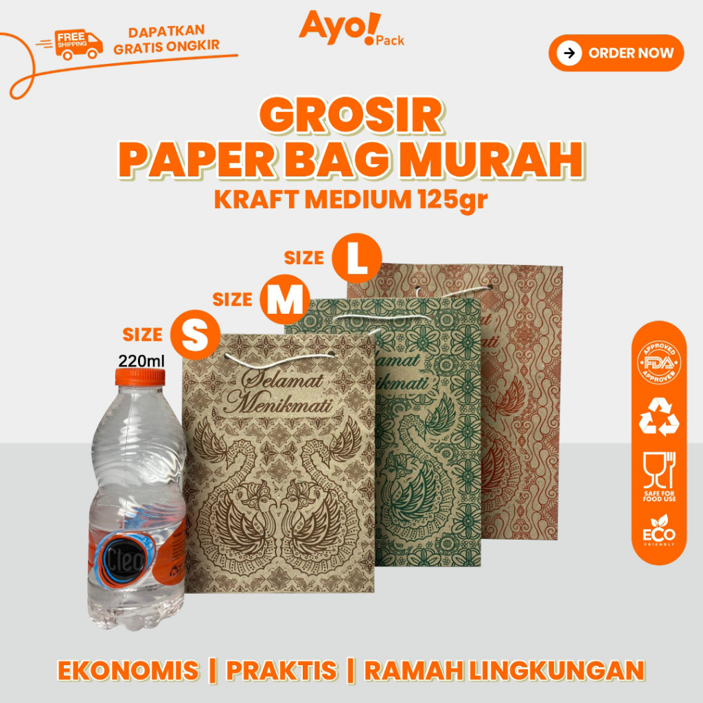 Jual Paperbag Batik Tas Kertas Motif Batik Shopee Indonesia