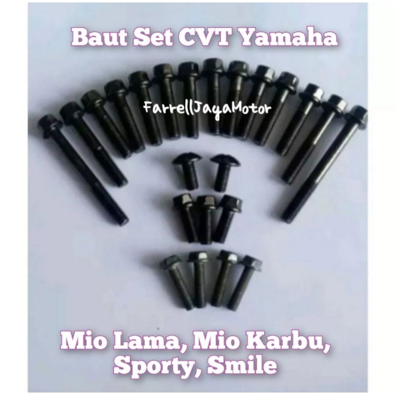 Jual Baut Set Cvt Yamaha Mio Lama Mio Karbu Sporty Smile Lengkap Warna