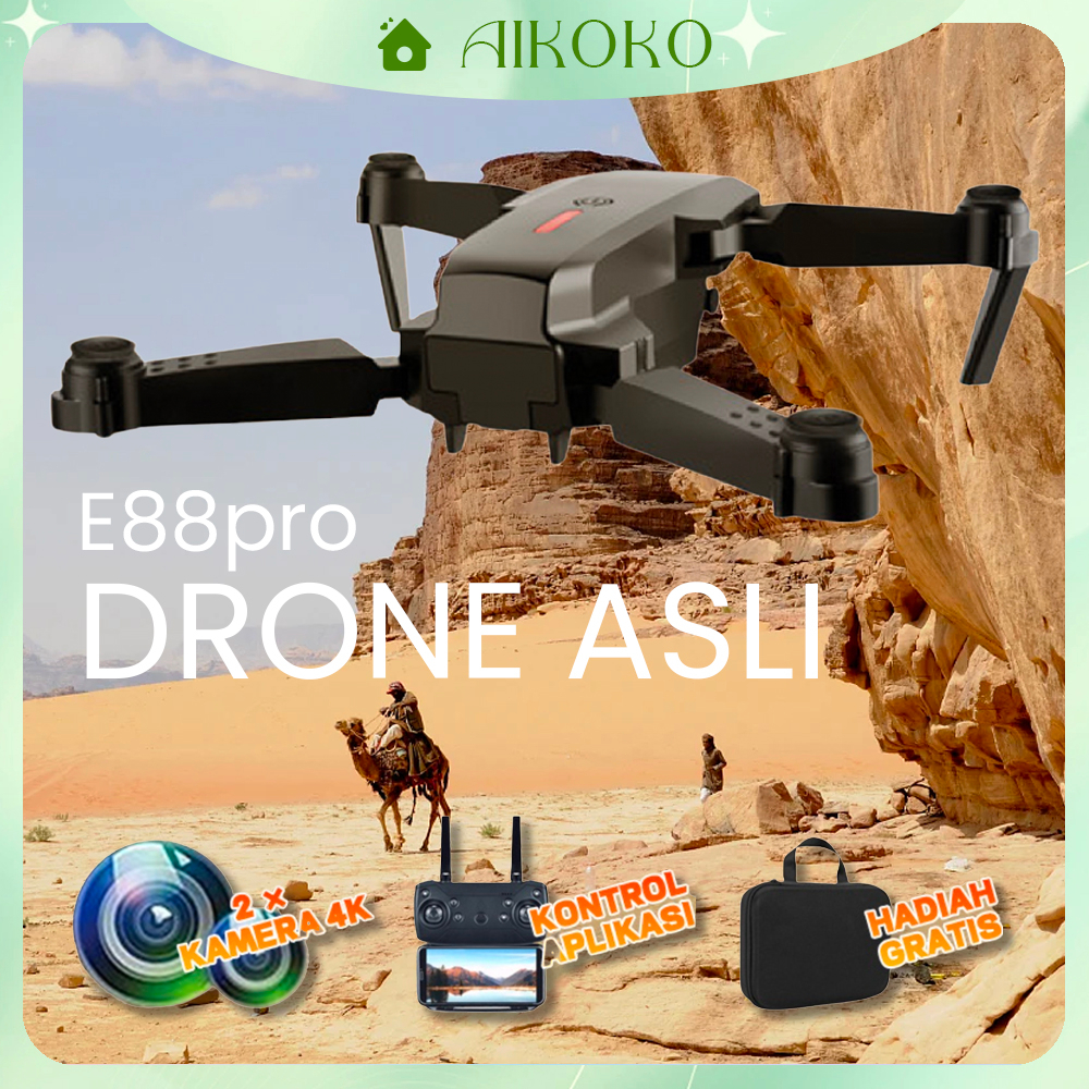 Jual Smart Drone E Pro K Hd Dual Camera Shoot Original Dengan Kamera