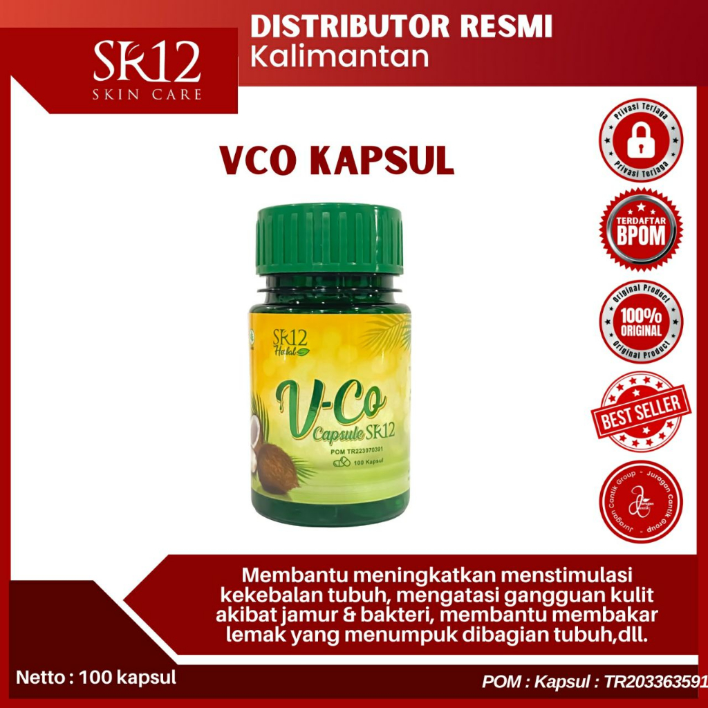 Jual Sr Minyak Vco Kapsul Virgin Coconut Oil Minyak Kelapa Vco