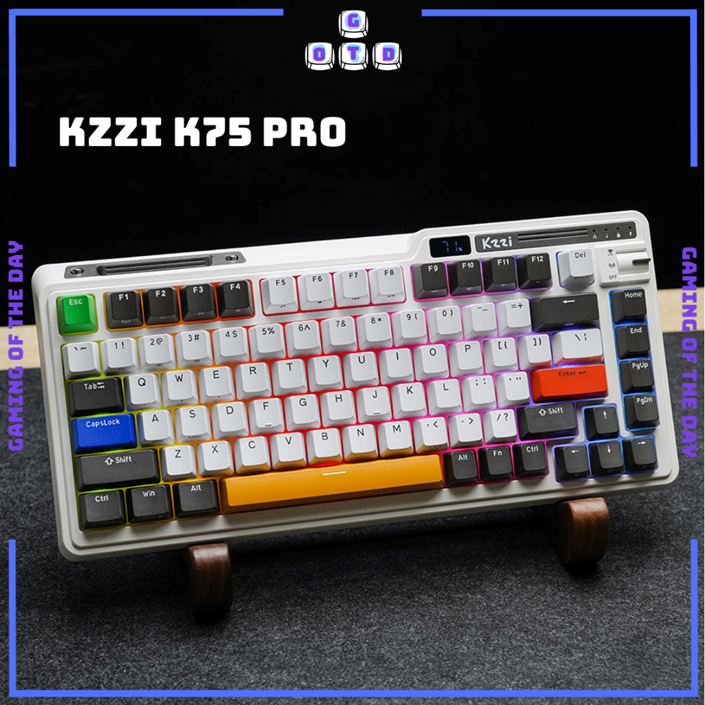 Jual KZZI K75 Pro 3 Mode Mechanical Keyboard LED Gasket Mount 75