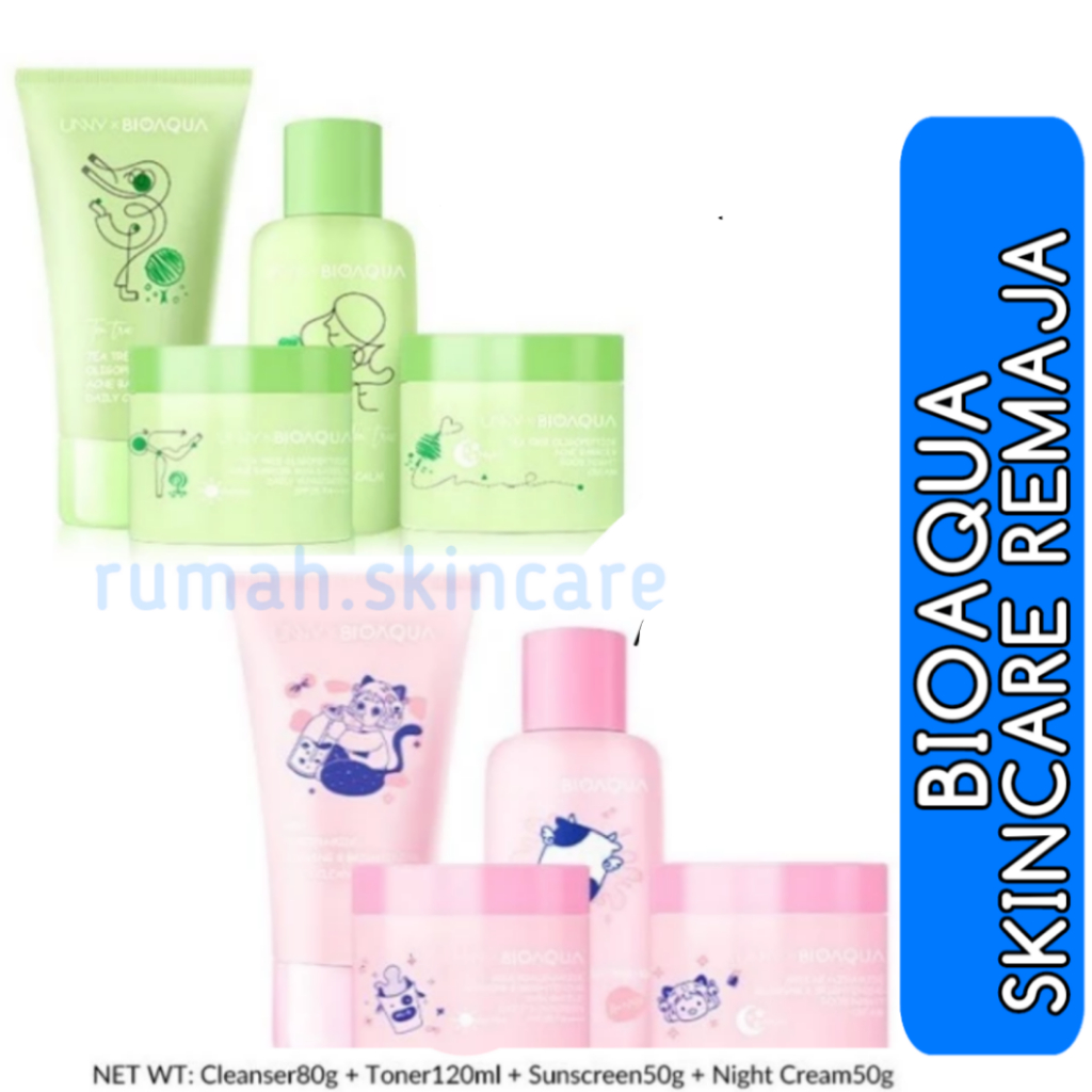 Jual Bioaqua Skincare Remaja Niacinamide Glowing Acne Skincare Shopee