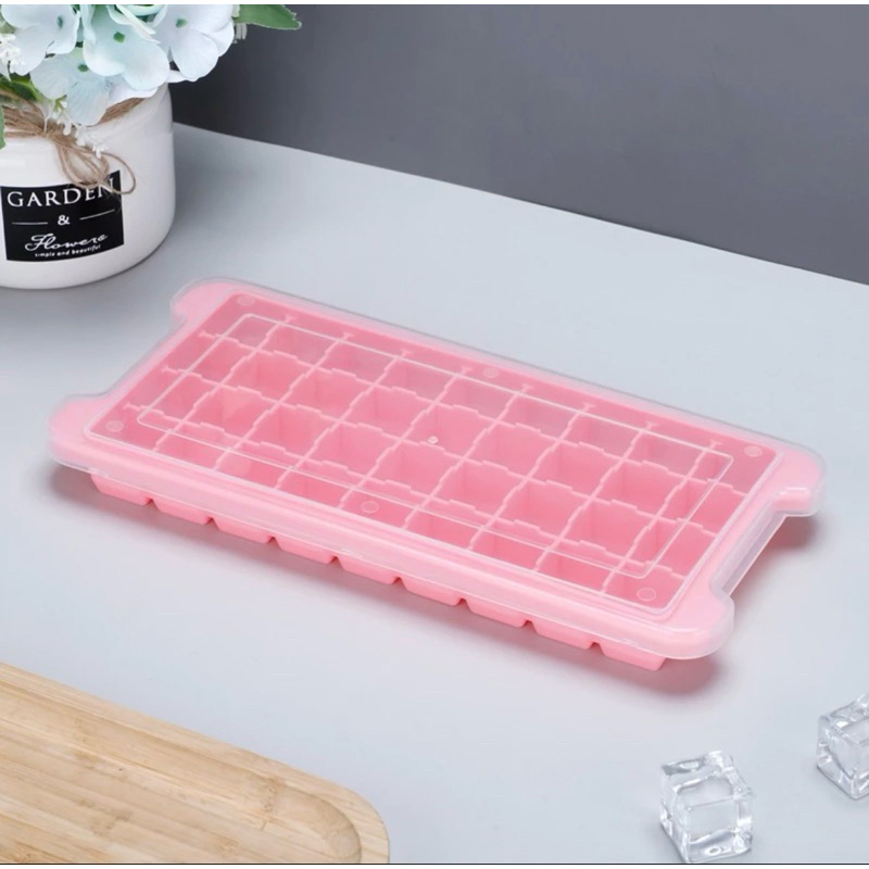 Jual Cetakkan Es Batu Cokelat Jelly Ice Cube Tray Dengan Tutup