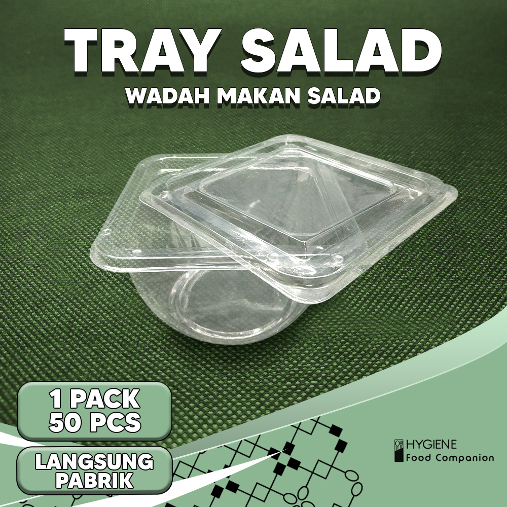 Jual Mika Salad Ml Isi Pcs Tempat Buah Tebal Kotak Salad Buah