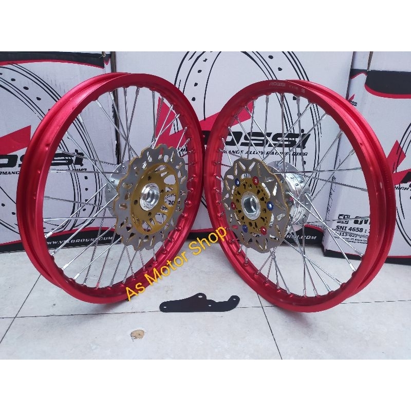 Jual Sepaket Velg Set Rossi 140 140 X 17 Tromol Set Plus Piringan