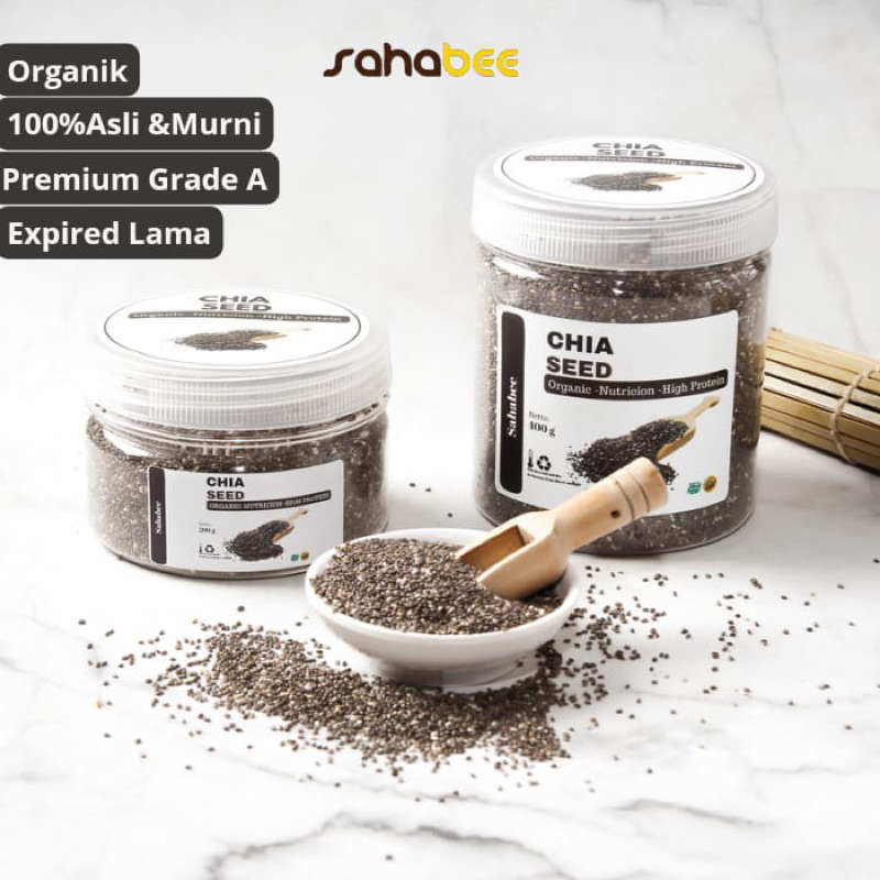 Jual Chia Seed Organik Black Chia Seed Original Shopee Indonesia