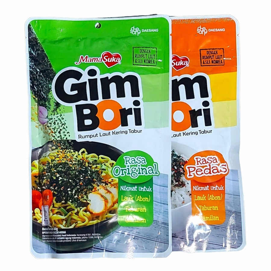 Jual Mamasuka Gim Bori Rumput Laut Kering Tabur Pouch Nori Tabur Gr