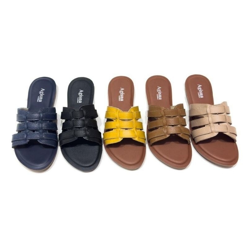 Jual Sandal Papirut Garut Model Baru Teplek Sandal Kulit Sapi Asli