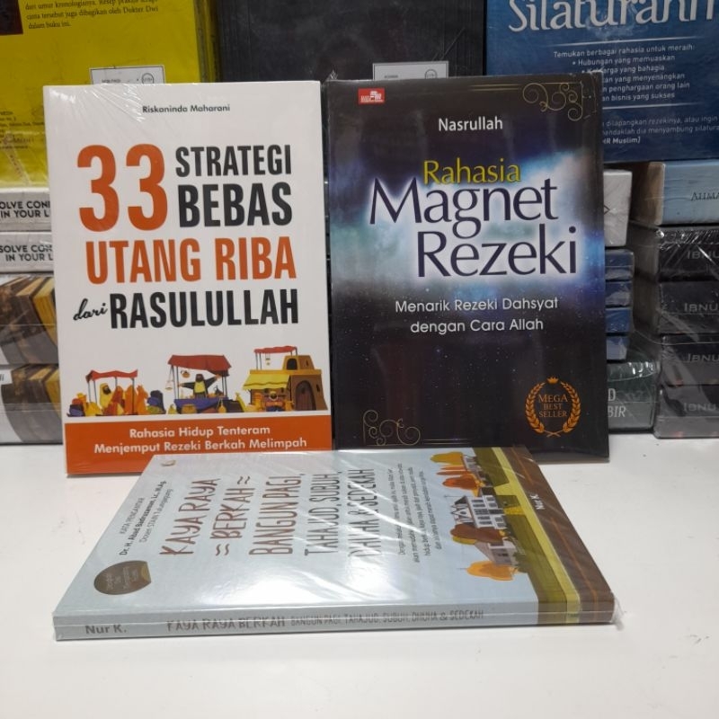 Jual Paket Buku Strategi Bebas Utang Riba Dari Rasulullah Rahasia