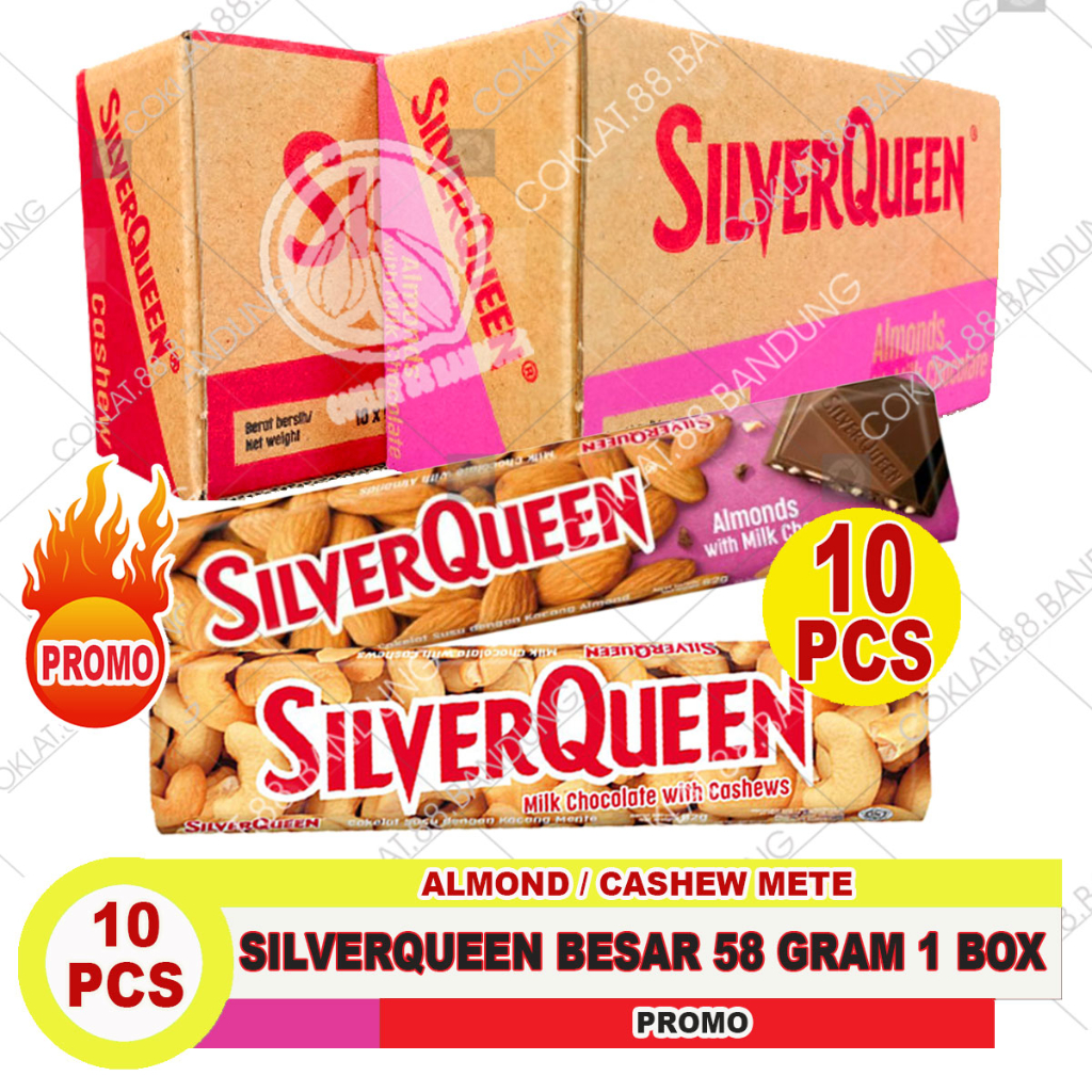 Jual Silverqueen Box Gr Isi Pcs Coklat Silverqueen Gram