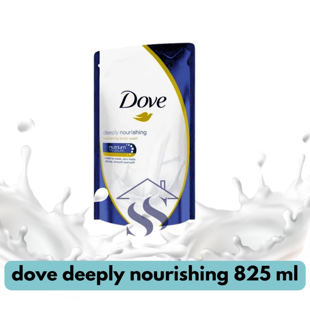 Jual Dove Body Wash Deeply Nourishing Refill 825ml Shopee Indonesia