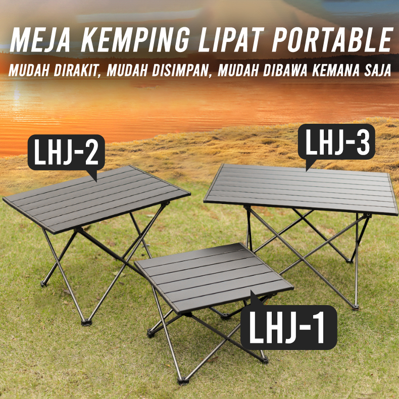 Jual Meja Lipat Camping Meja Lipat Portable Praktis Serbaguna Meja