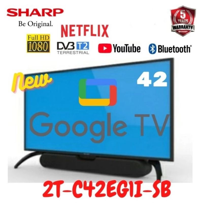 Jual Led Tv Sharp Inch Google Tv Android Tv Soundbar System T