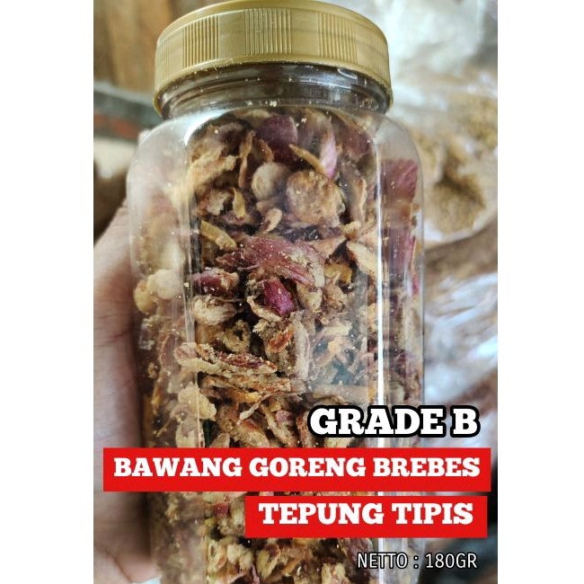 Jual Bawang Goreng Brebes 200gr Murni Toples Kualitas Super 200gr SUPER