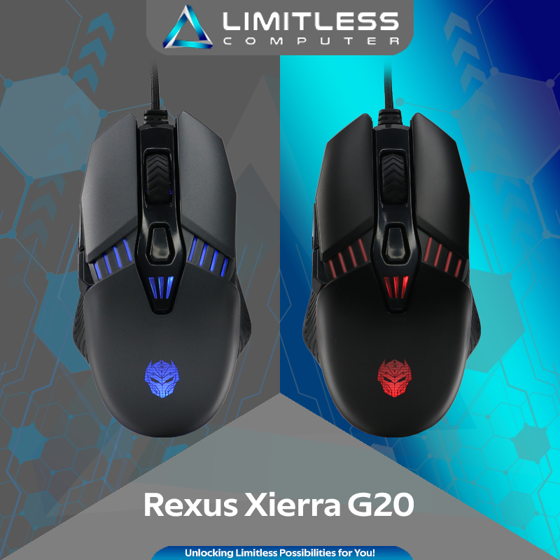 Jual Rexus XIERRA G20 Macro Mouse Gaming Shopee Indonesia