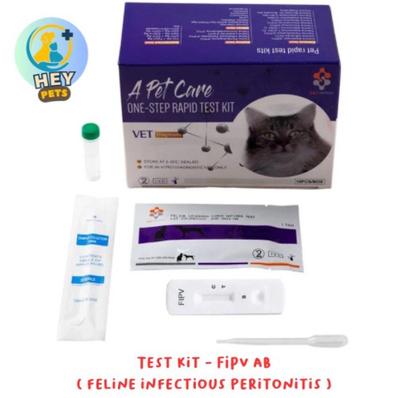 Jual Test Kit FIP Ab Feline Infectious Peritonitis Alat Test Virus