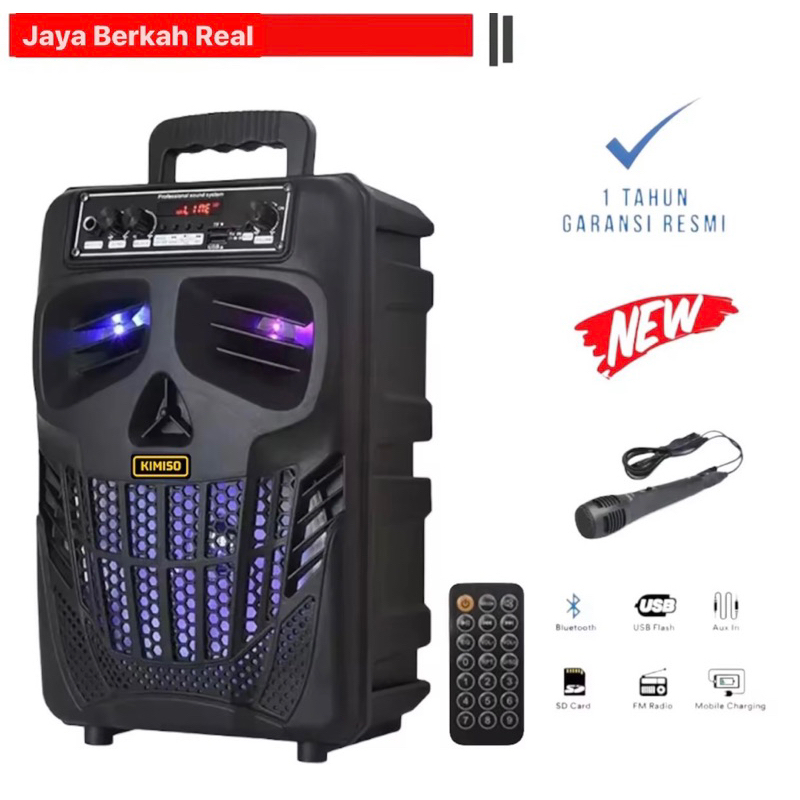 Jual Paling Besar Speaker Bluetooth Kimiso Lnc Subwoofer Aktif