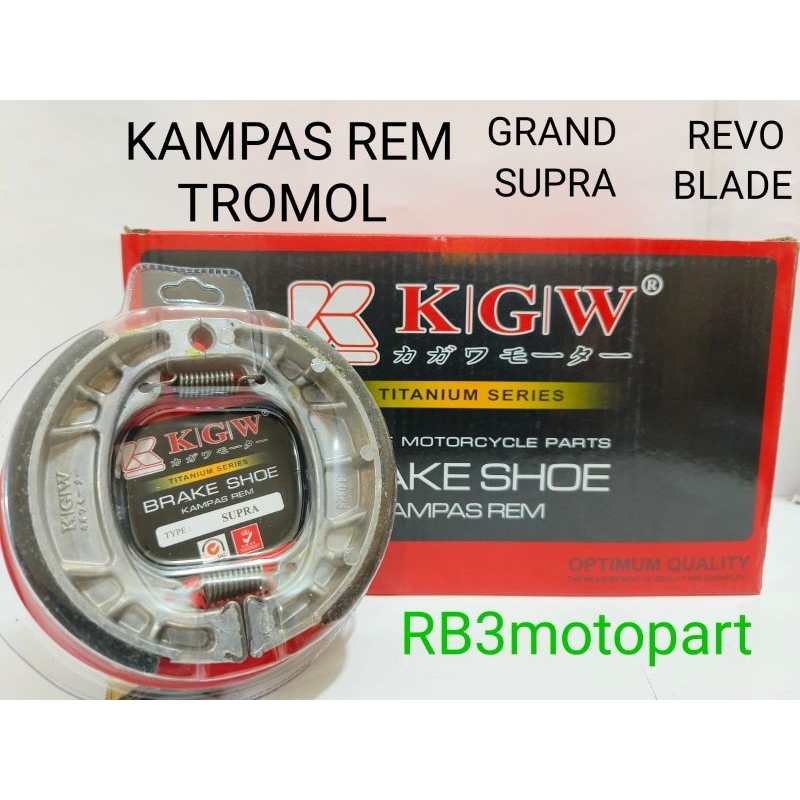 Jual KAMPAS REM TROMOL BELAKANG BRAKE SHOE GRAND SUPRA WIN KGW Shopee