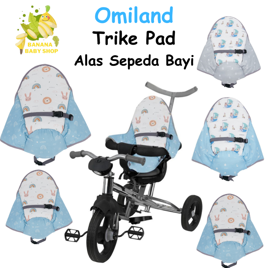 Jual Omiland Alas Kursi Dorong Bayi Trike Pad Rainbow Sailor Series