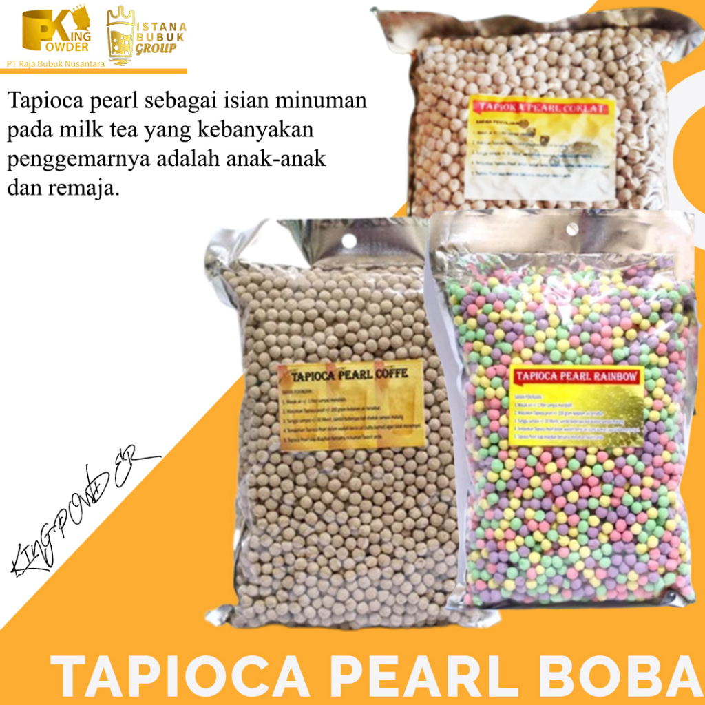 Jual Boba Pearl Bubble Pearl Boba Tapioka Pearl Coklat Coffee