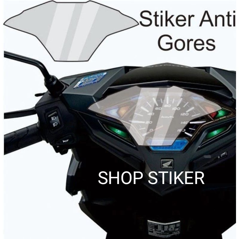 Jual STIKER ANTI GORES SPIDOMETER 125 STICKER SPEEDO METER VARIO 150