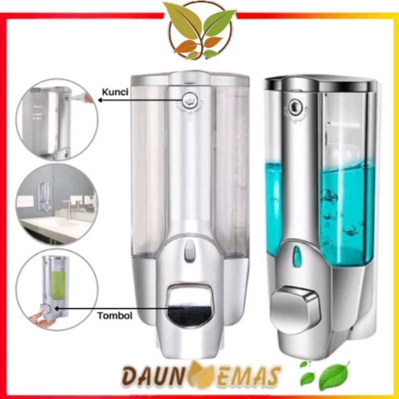 Jual Dispenser Sabun Cair Tabung Tempat Sabun Cair Single Tempel