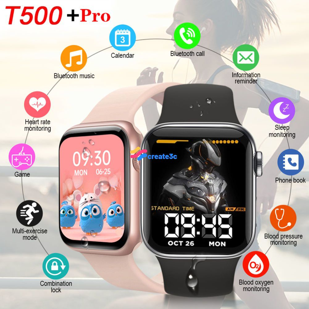 Jual T500 Pro Jam Tangan Pintar Panggilan Bluetooth Layar Penuh