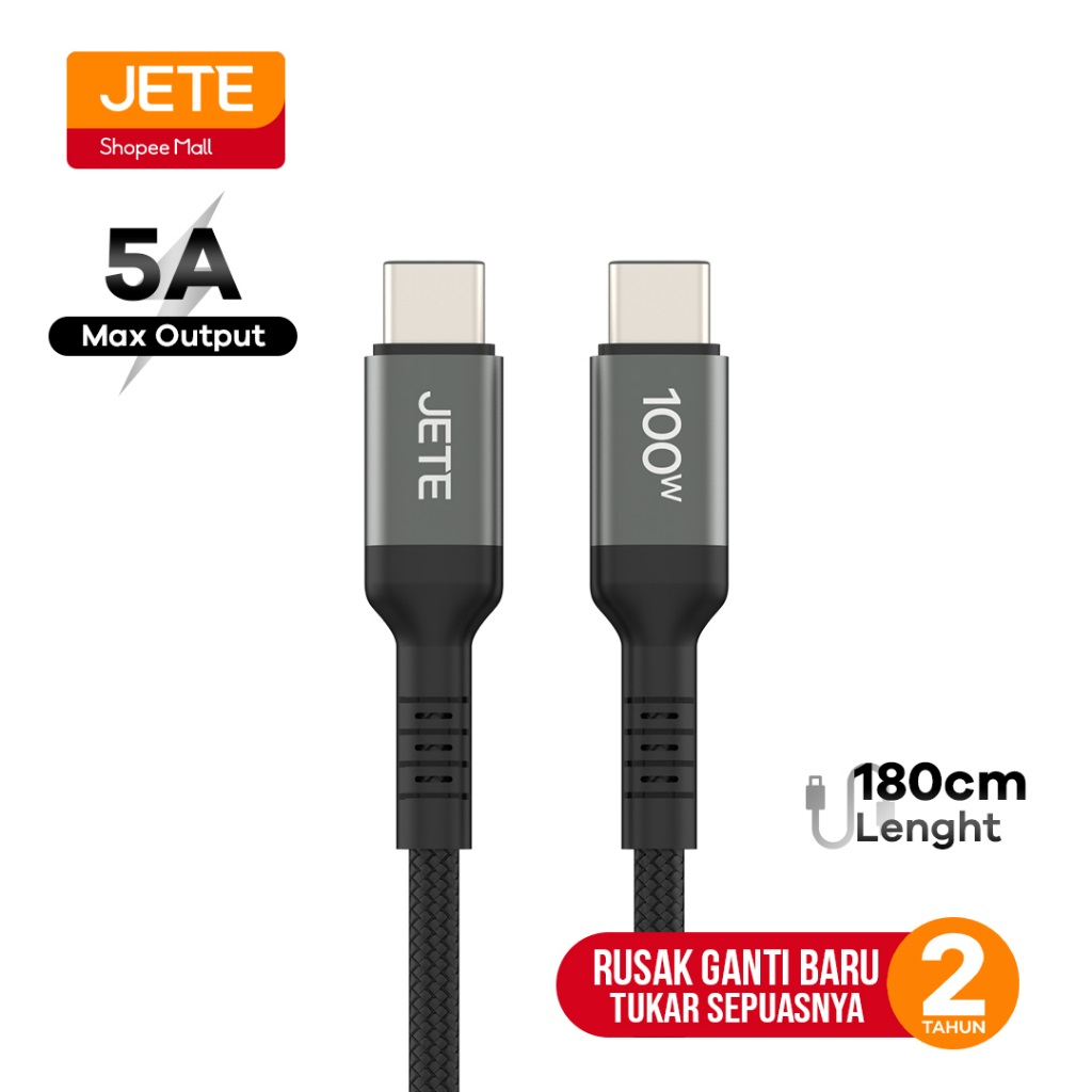 Jual Jete Cx Type C To Type C W Kabel Data Fast Charging