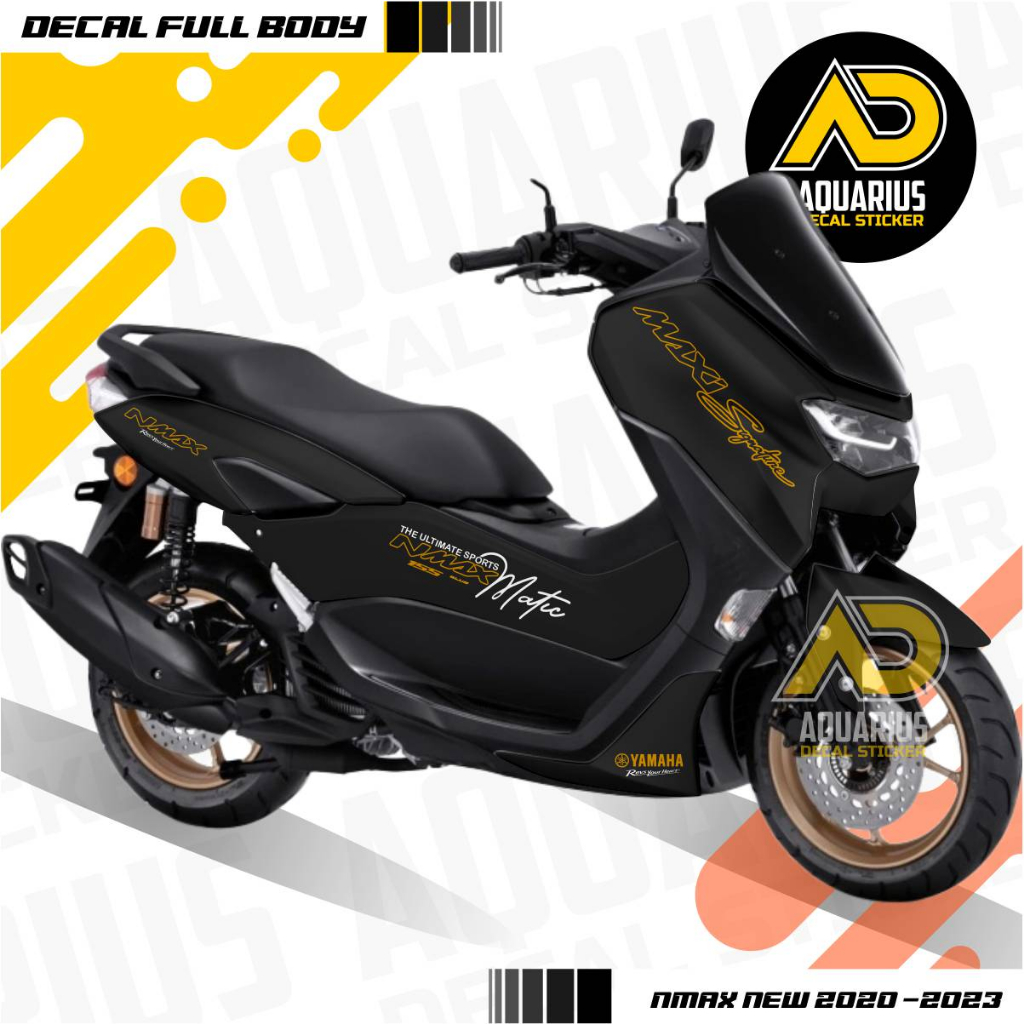 Jual Stiker Full Body Yamaha NMAX New Polos 2020 2023 Decal Sticker