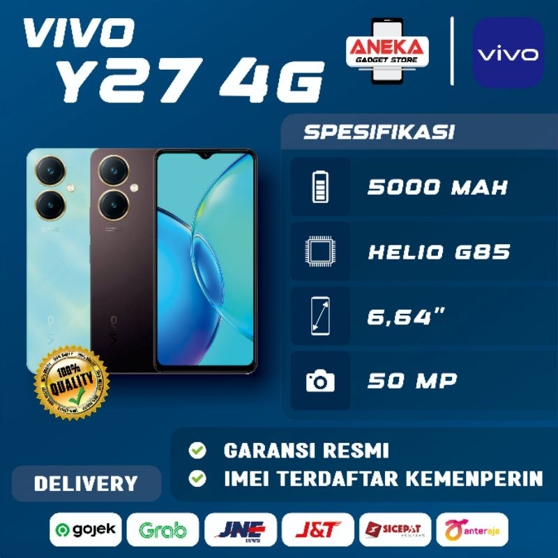 Jual Vivo Y27 4G 6GB 128GB Garansi Resmi Shopee Indonesia