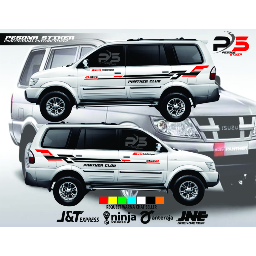 Jual Stiker Mobil Panther Stiker Striping Stiker Cutting Mobil Isuzu