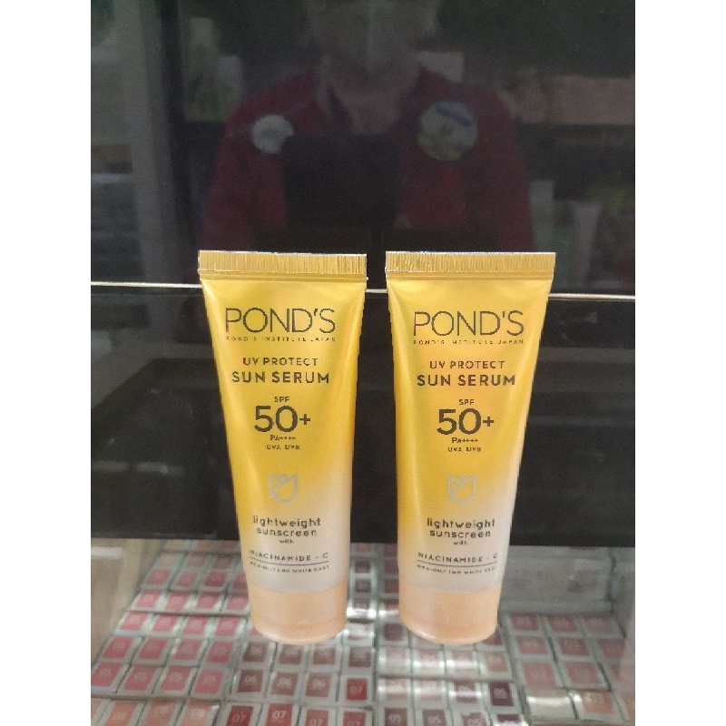 Jual Ponds Uv Protect Sun Serum Spf 50 PA 30gr Shopee Indonesia