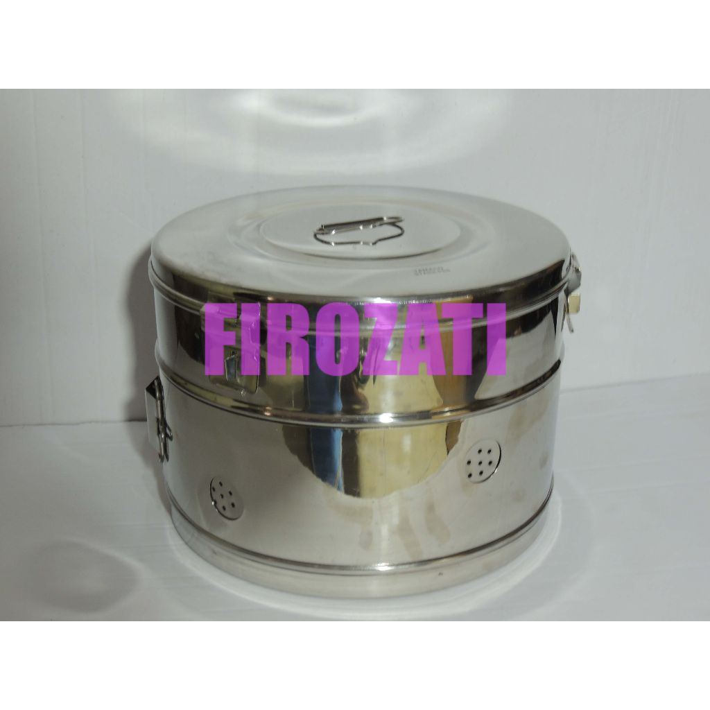 Jual Tromol 30 Cm Dressing Drum Wadah Kasa Tromol Steril Stainless