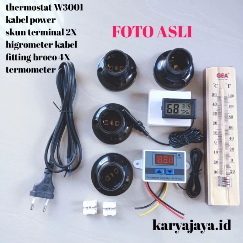 Jual Paket Thermostat Termostat Digital XH Termometer Thermometer Mesin