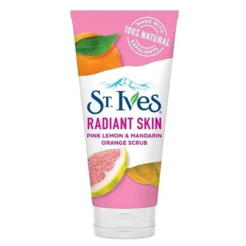 Jual St Ives Facial Scrub Radiant Skin Pink Lemon Mandarin Orange