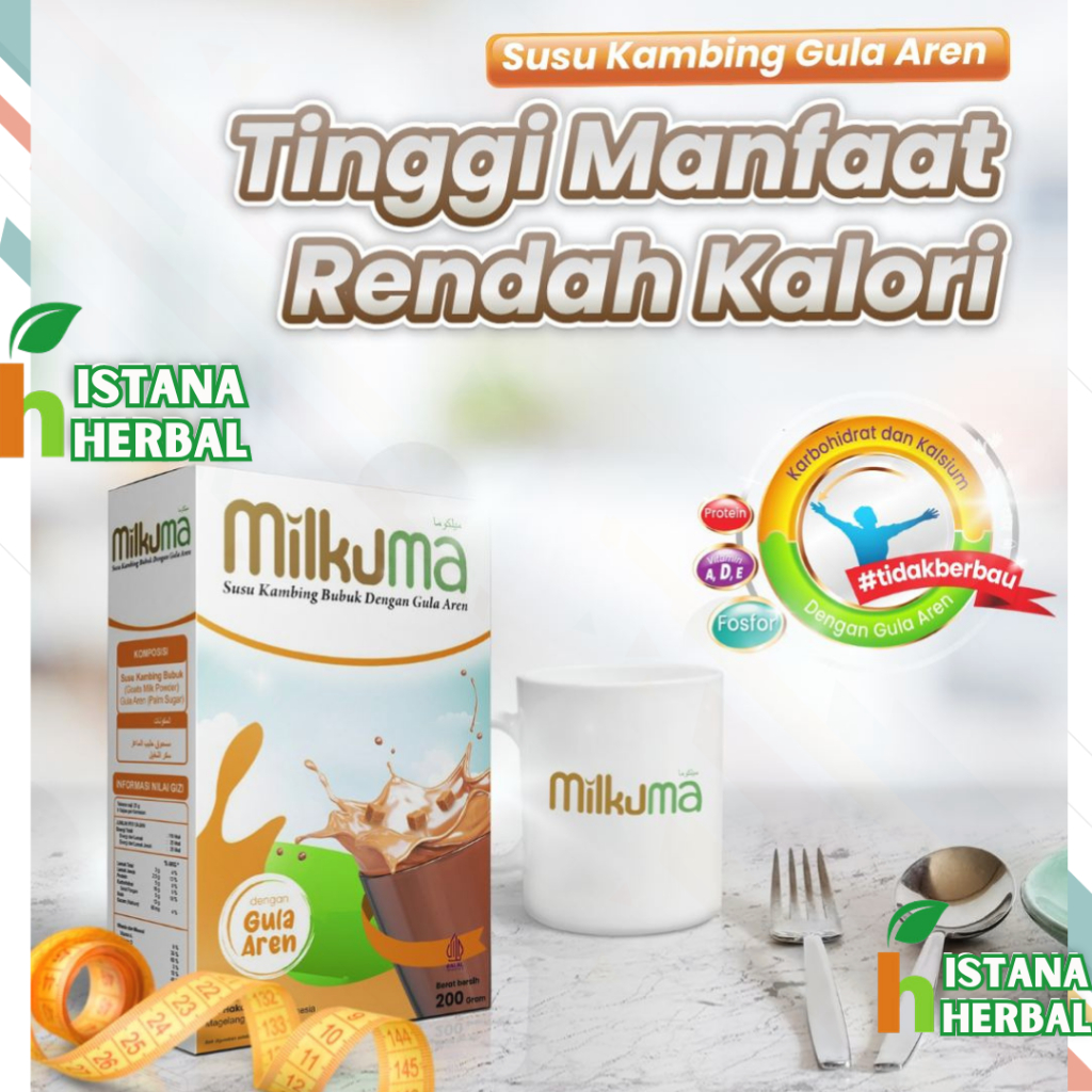 Jual MILKUMA Susu Kambing Etawa Kemasan 200 Gram Ettawa Susu