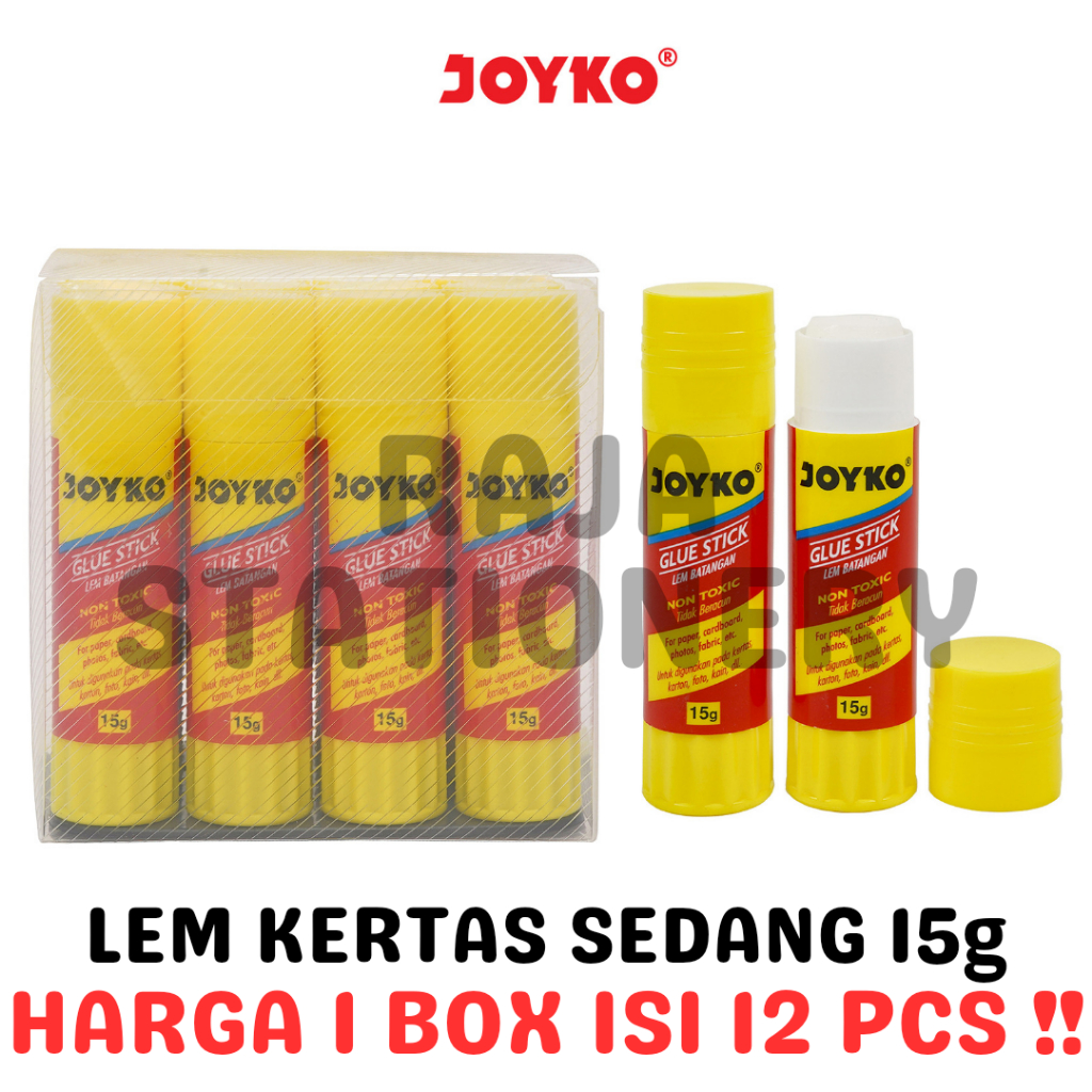 Jual Joyko Glue Stick G Lem Batang Stik Joyko Kertas Gs Lusin