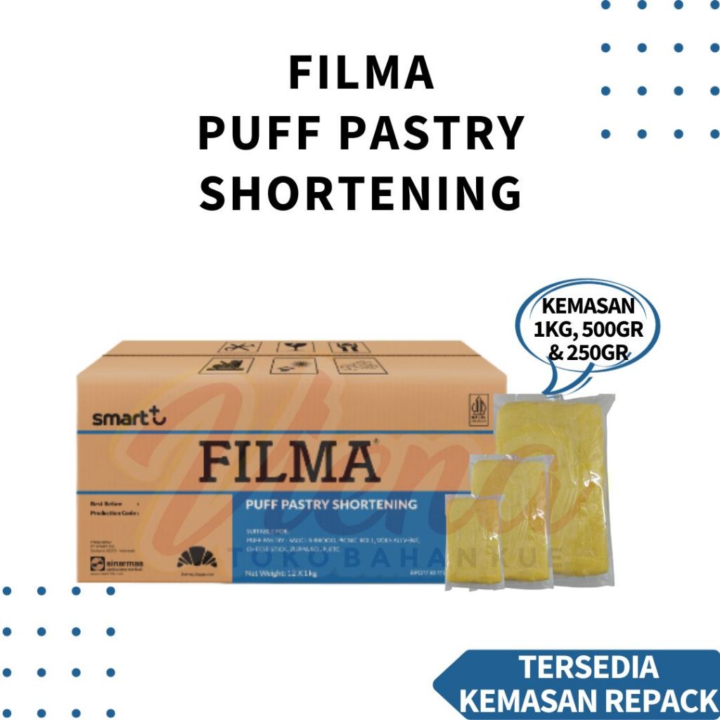 Jual Filma Puff Pastry Korsvet Shortening Pastry Repack Kg