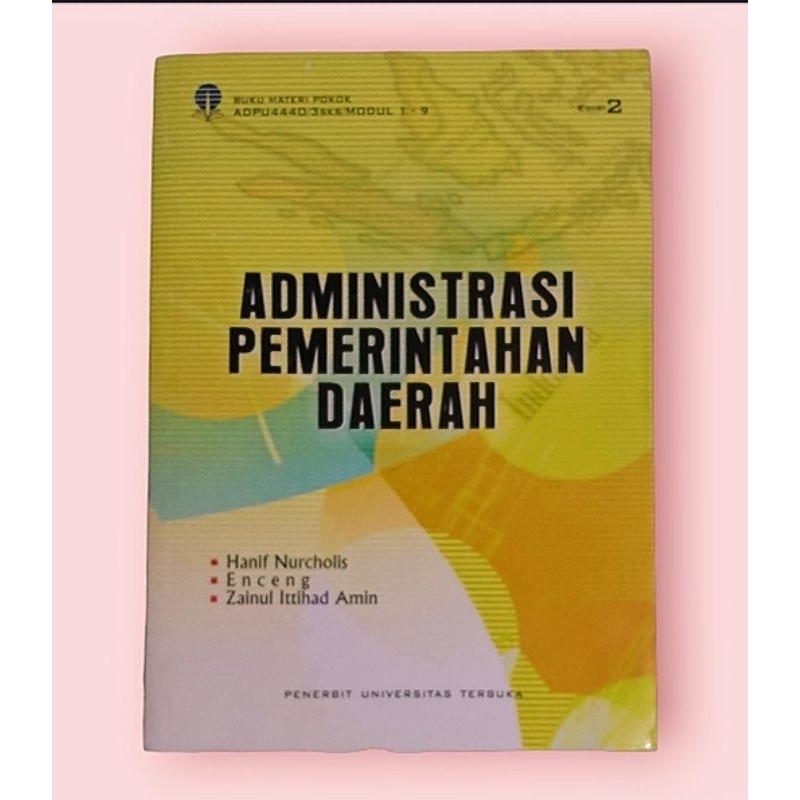 Jual Administrasi Pemerintahan Daerah Shopee Indonesia