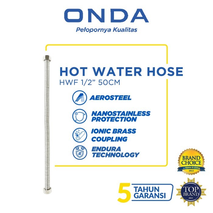 Jual Onda Hot Water Flexible Hose Selang Fleksibel Air Panas Hwf