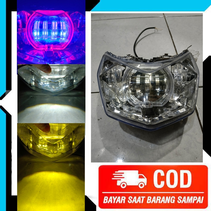 Jual Lampu Depan Daymaker Biled Supra X 125 Fi Th 2014 S D 2022 Paket