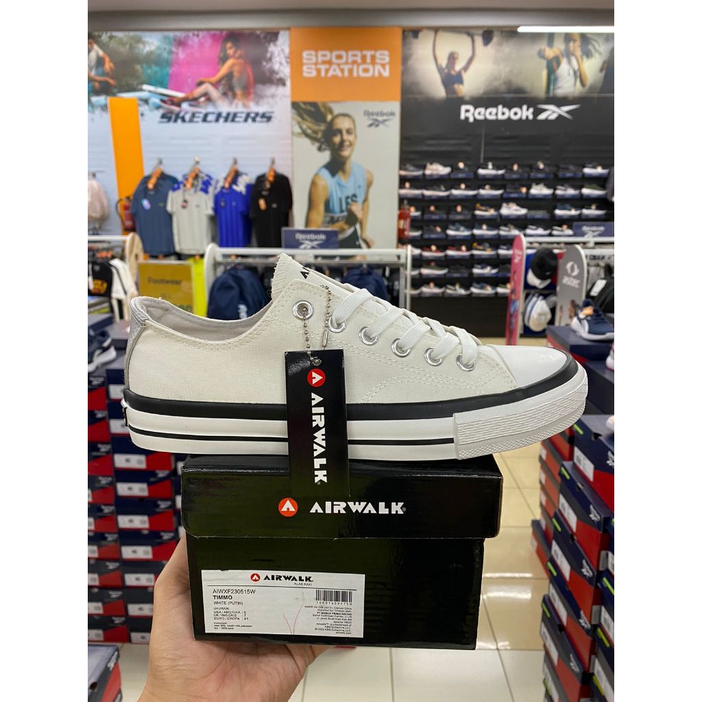 Jual Airwalk Timmo White Men S Shoes Original Shopee Indonesia