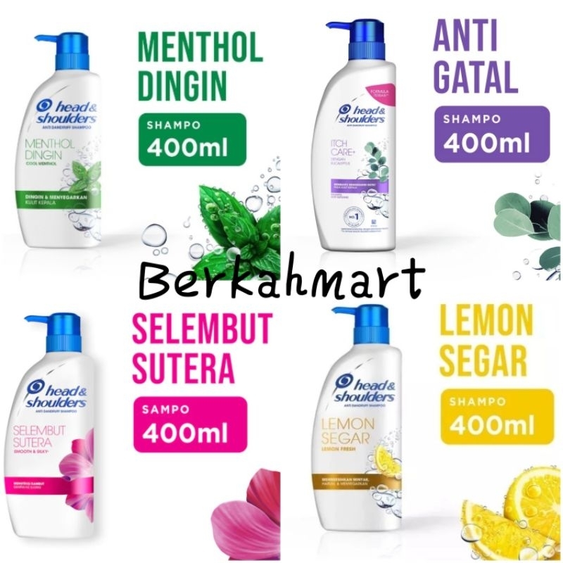 Jual Head Shoulders Shampoo Ml Menthol Dingin Anti Gatal Selembut