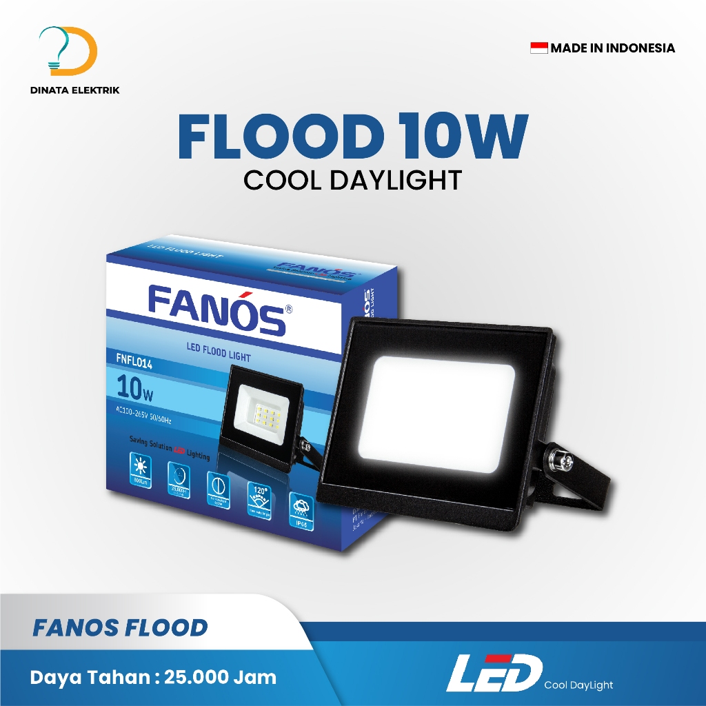 Jual Fanos Flood Light Lampu Sorot Tembak Led V Watt Cool