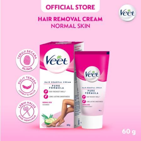 Jual VEET HAIR REMOVAL CREAM PURE FORMULA Shopee Indonesia