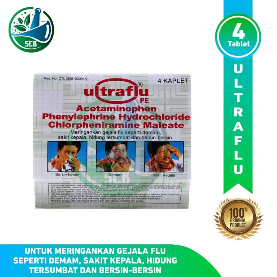 Jual Ultraflu 4 Tablet Obat Batuk Flu Shopee Indonesia