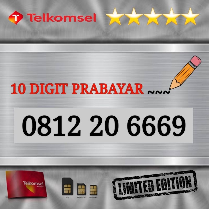 Jual Nomor Cantik Simpati Digit Telkomsel Prabayar Kartu Perdana