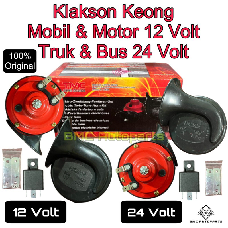 Jual Klakson Keong Volt Mobil Motor Truk Bus Relay Bracket